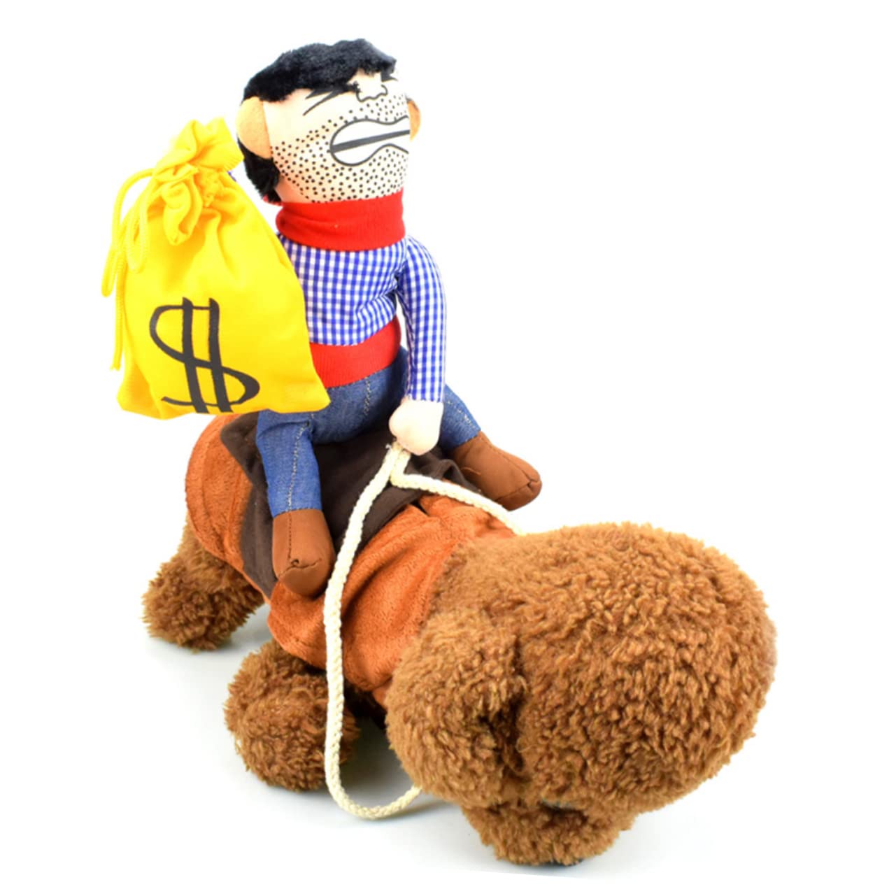 YARNOW 3 Costume Pet Cowboy con Outfit S per Abbigliamento Divertente per Feste Halloween e Speciali