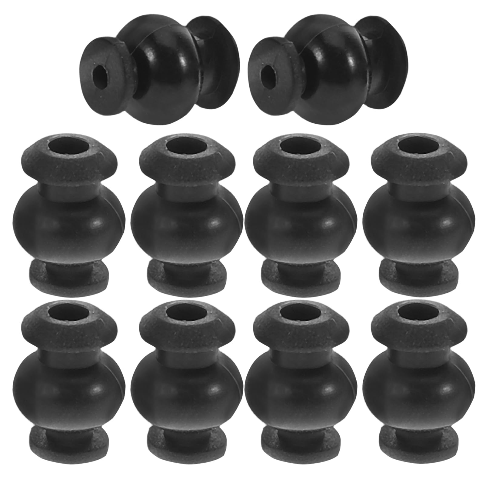 HEMOTON 10pcs Rc Damper Balls Drone Shock Absorbers Silicone Rubber Anti Vibration Balls for Drones