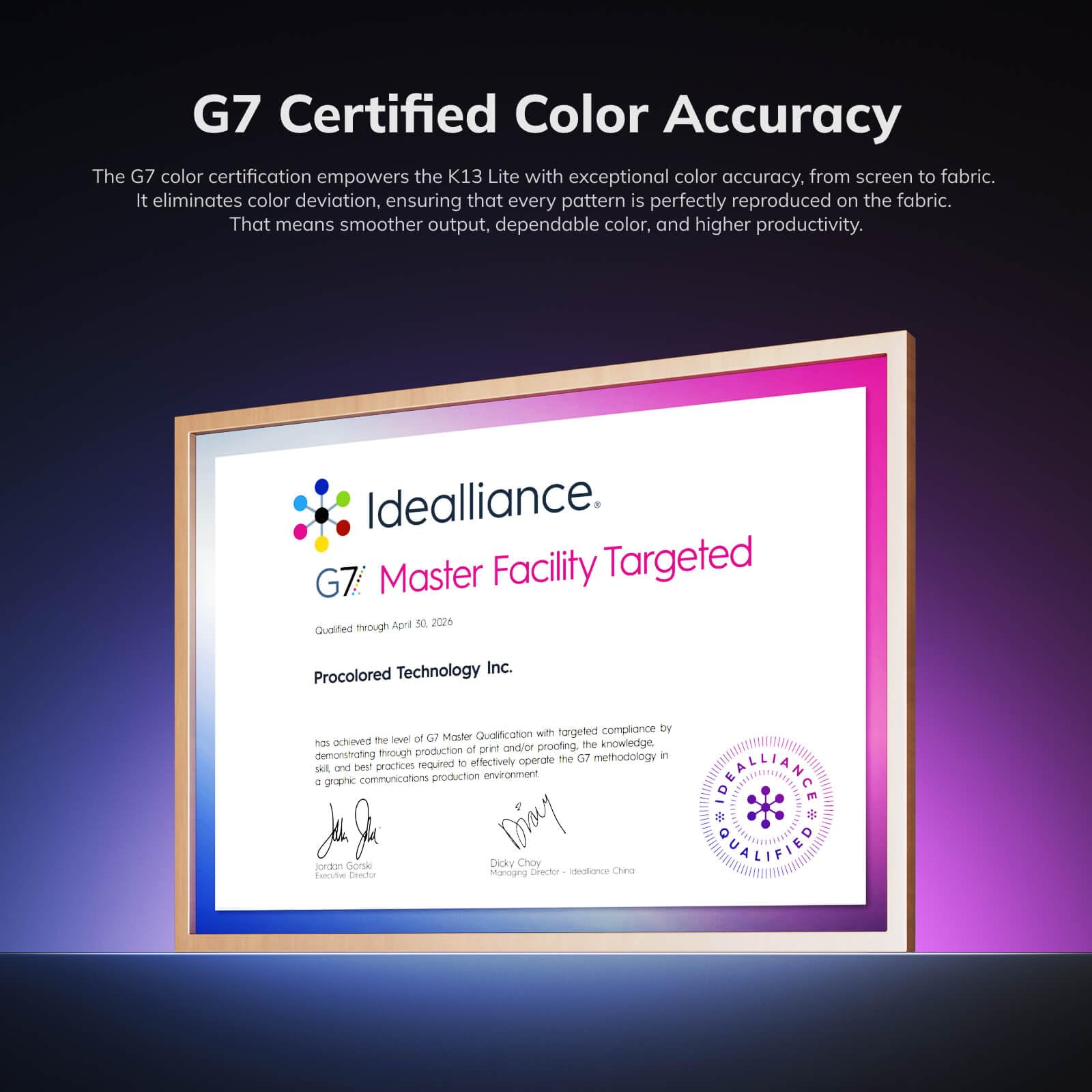 Procolored K13 Lite A3 stampante DTF per magliette, macchina da stampa tessile 33cm con circolazione inchiostro bianco e protezione a infrarossi