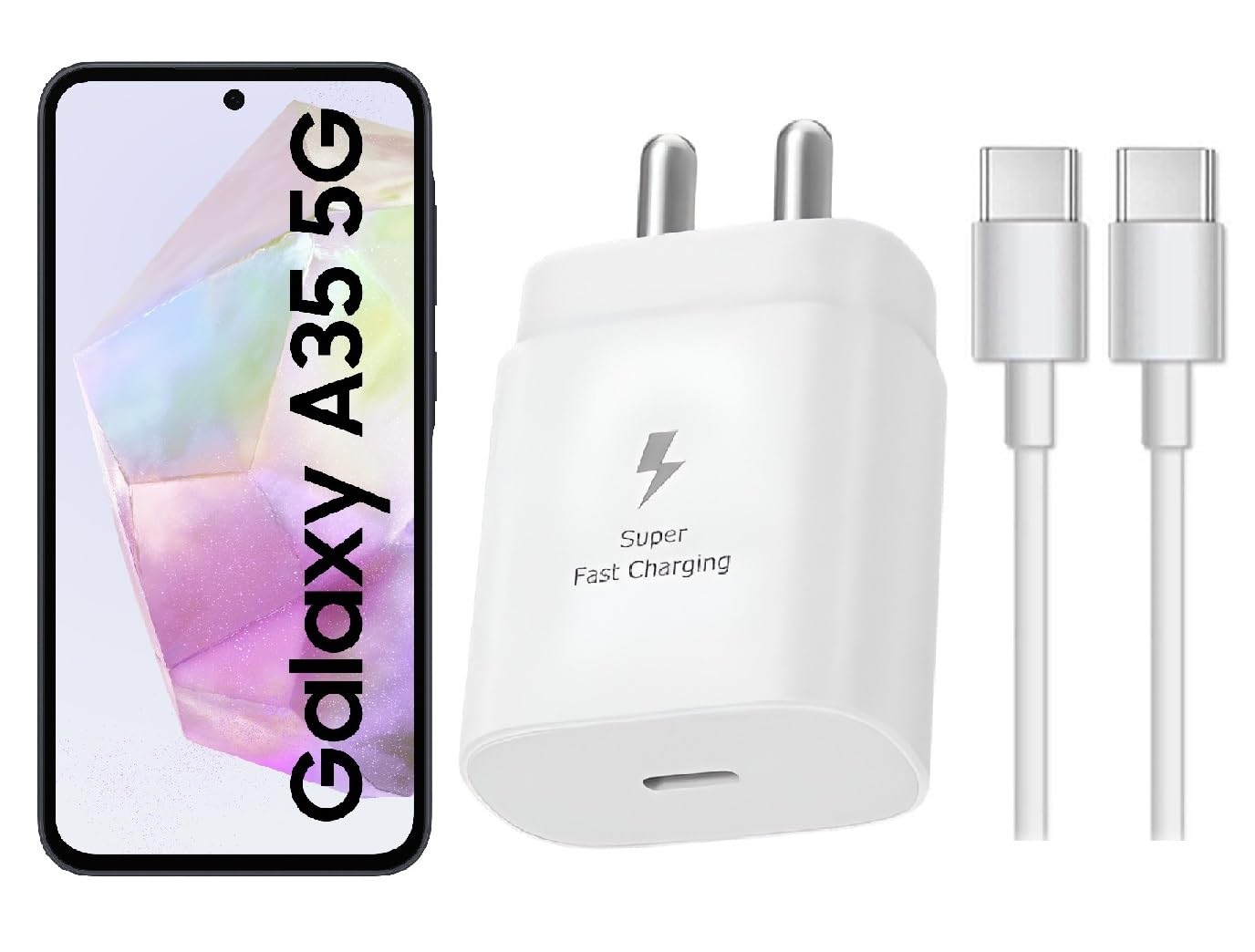 Quprak 25W Charger With Cable For Samsung Galaxy A35 5G Type C Charger Adapter Compatible With Galaxy A35 5G Charger, 25 Watt Usb Type C To C Pd Charging Adapter C Type, White (B0D9NVV196) Amazon Price History, Amazon Price Tracker