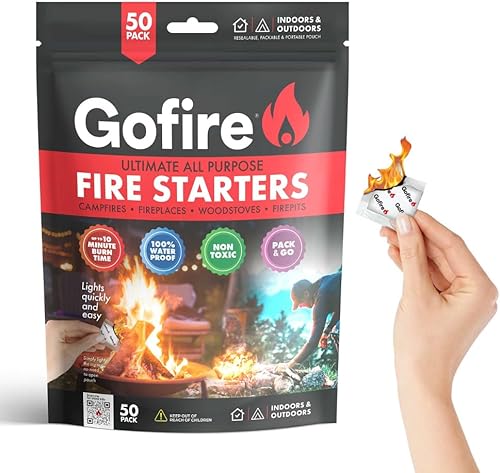 Miniatura 3 de GOFIRE Iniciador de fuego de viaje para acampar, senderismo, mochilero  Usos Parrilla, fogata, chimenea, estufa de leña  Todo propósito, portátil,