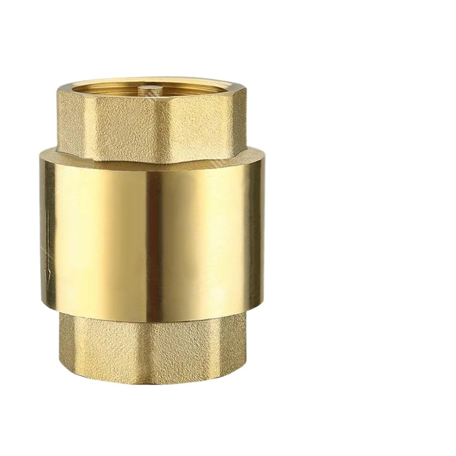 Uyzndkvsi 1Inch Check Valve Brass 1/2 3/4 Backflow Valve(1Inch)