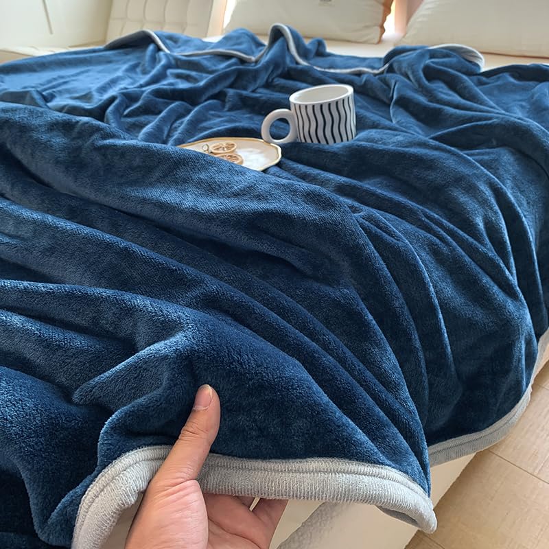 Couverture de lit en flanelle haut de gamme au jet doux et moelleux de taille XL