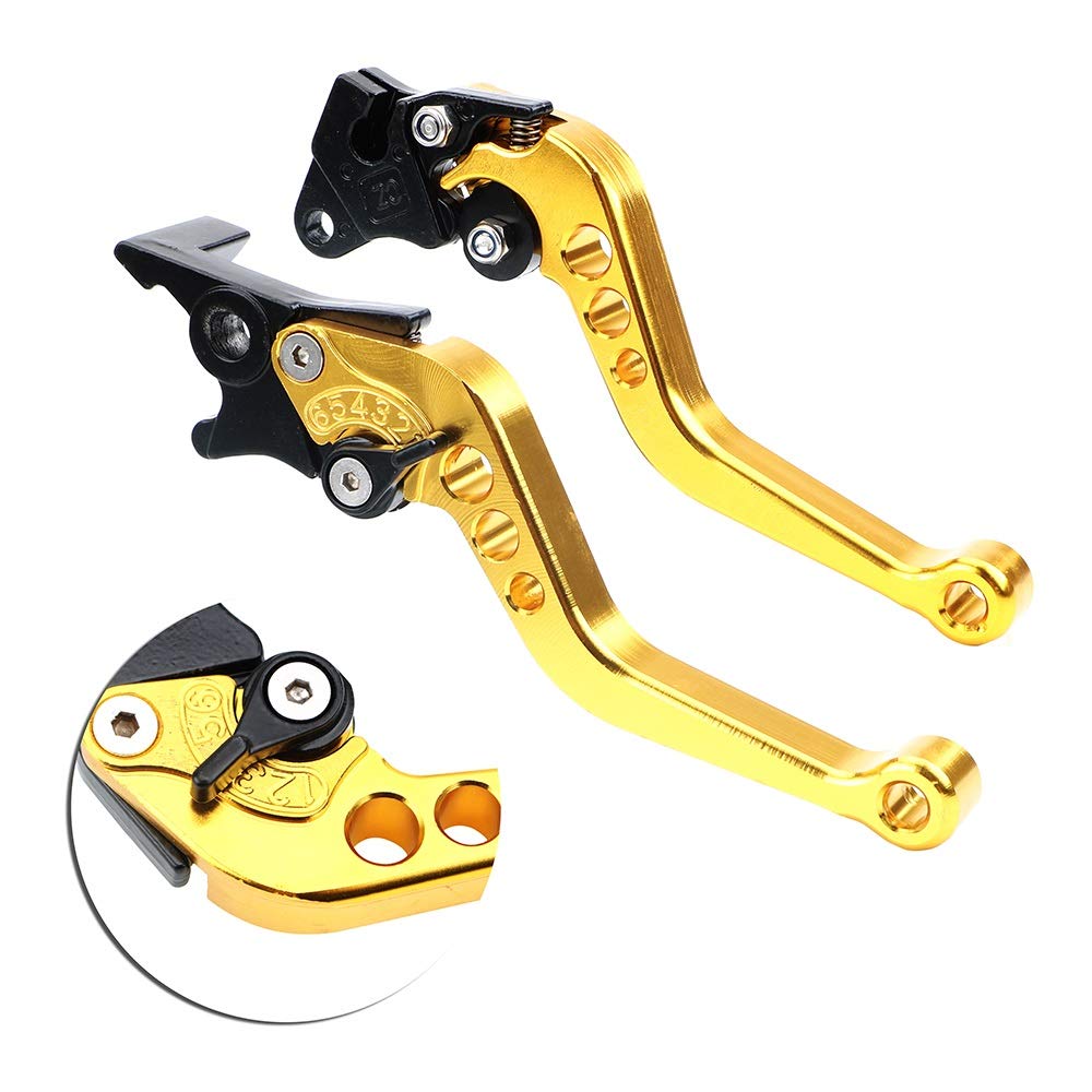 Palanca Freno Accesorios De Motocicleta CNC, Manija De Palanca De Freno De Tambor De Embrague Universal para Modificación De Motocicleta, 1 Par De Manijas De Freno De Motocicleta De Aleación