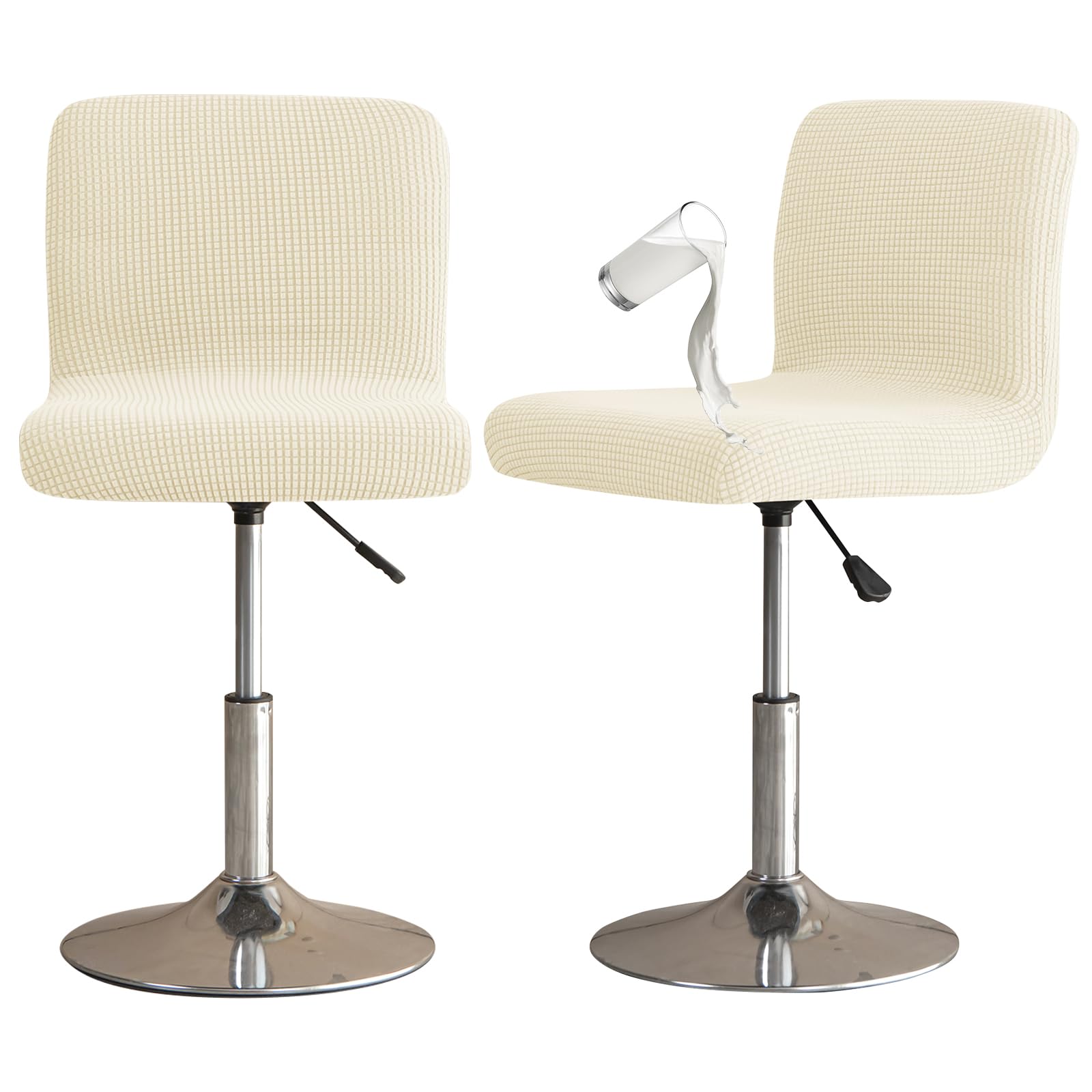 Chair Covers Bar Stool Cover 2pc Bar Chair Cover Swivel Bar Stool Slipcover