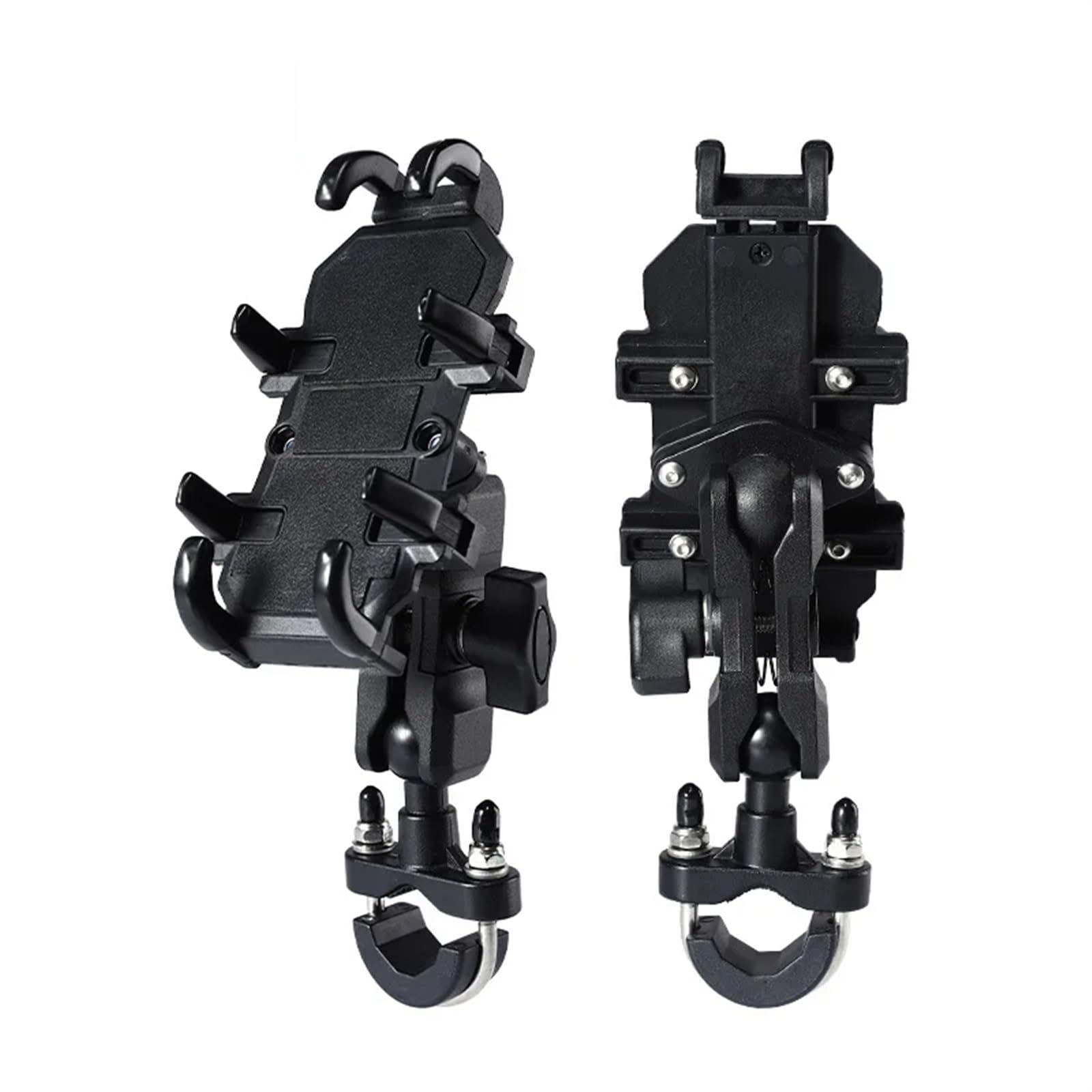 Support Telephone Velo Support Universel Téléphone Portable Moto Vélo Aluminium Support Antidérapant GPS Guidon Miroir Latéral Telephone Moto Rotation(NH)