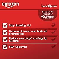 Vista 3 de Yaxa Basic Care Mini pastillas de nicotina Polacrilex, 2 mg, sabor hielo de cereza, ayuda para dejar de fumar, 135