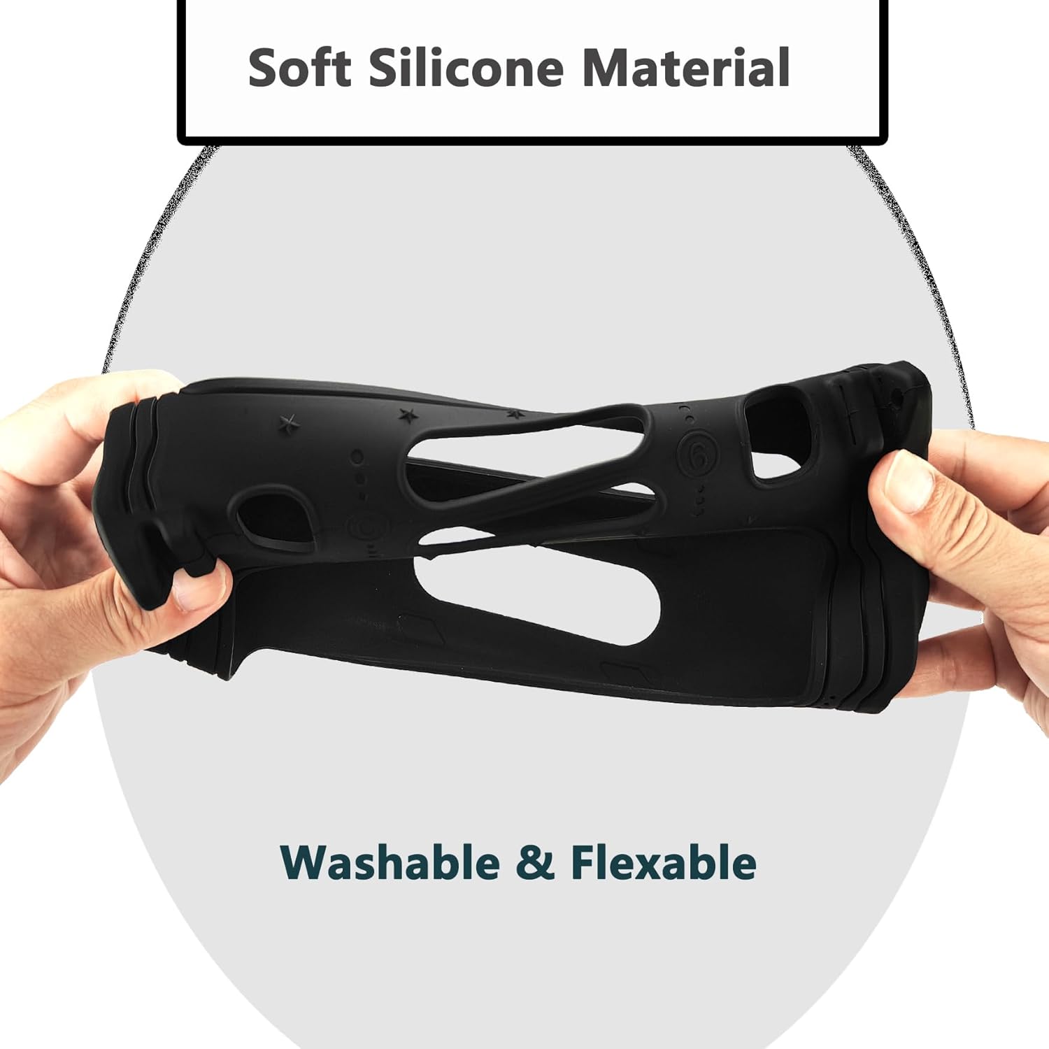 JCHPINE Silicone Case for JBL Charge 6 Portable Speaker, Protective Cover for JBL Charge 6 Pro AI Sound Speaker Accessories (Black Case) - Image 7