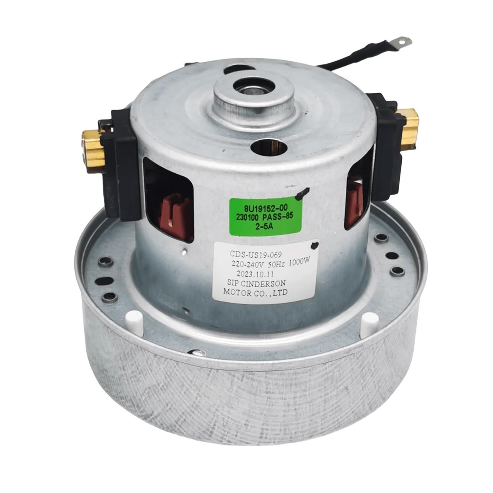 220 V-240 V 50 Hz 1000 W silnik do odkurzacza przemysłowego, średnica wentylatora 107 mm duża moc drut miedziany części do odkurzacza