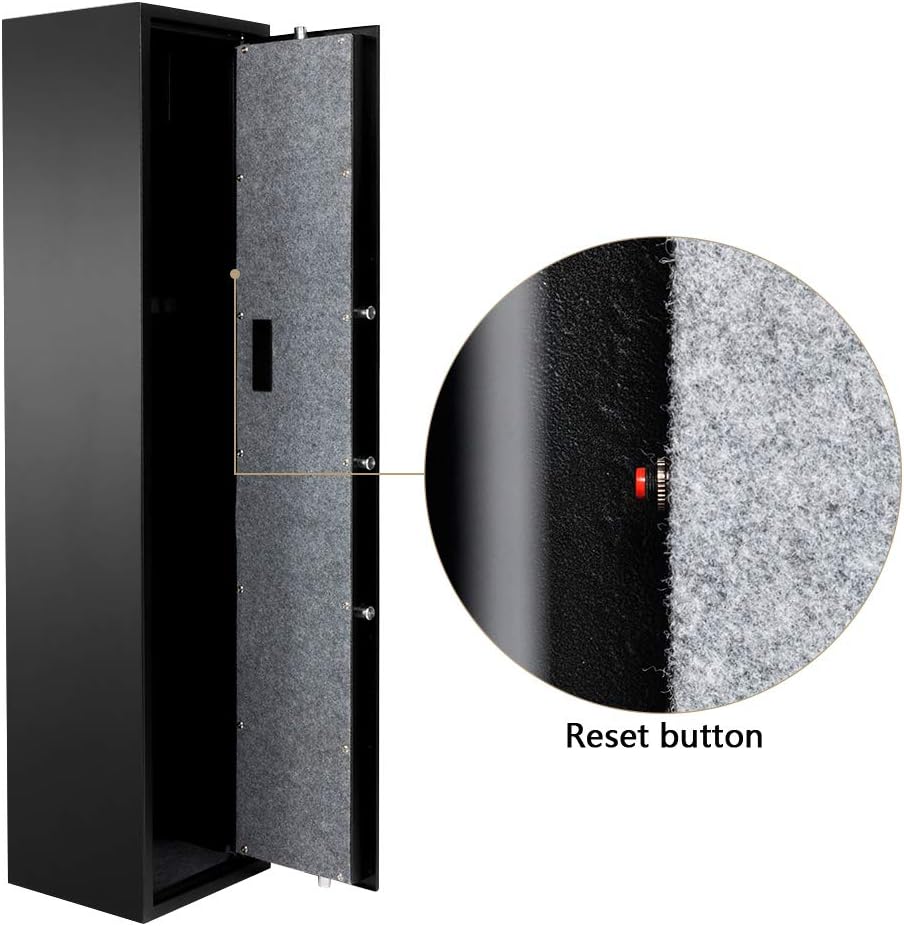 FCH Rifle Safe,Gun Safes for Home Rifle and Pistols,Gun Cabinets for Rifles and Shotguns,Long Electronic Gun Safe Cabinet for Home Quick Access Metal 5 Gun Locker with Pistol/Ammo Lockbox : Sports & Outdoors