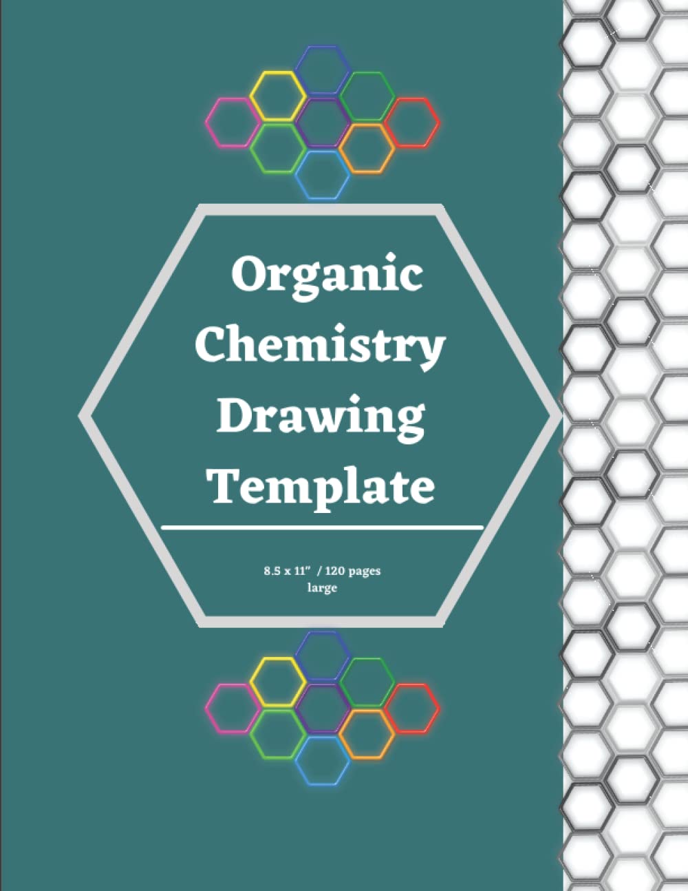 Organic Chemistry Drawing Template Hexagonal Graph Paper Pad, Graph
