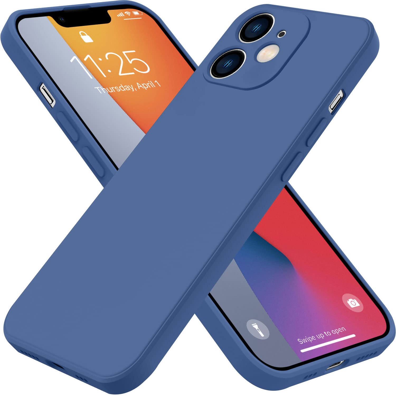 AYSZNBLA for iPhone 11 Case,Liquid Silicone Gel Rubber Phone Case,Non-Yellowing Phone Bumper Cover,Multi-Color Silicone Phone Case,Non-Slip Full Body