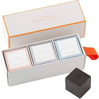 Amazon | GINZA TANAGOKORO キューブチャコールバー 炭石鹸 プチギフト