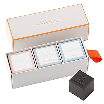 Amazon | GINZA TANAGOKORO キューブチャコールバー 炭石鹸 プチ