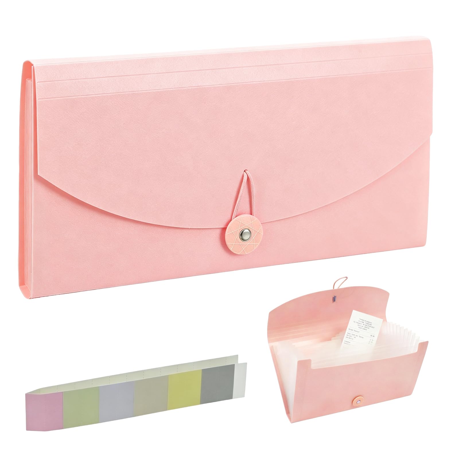 ChAusa File Organiser 13 Pockets, Portable Expanding File Folder