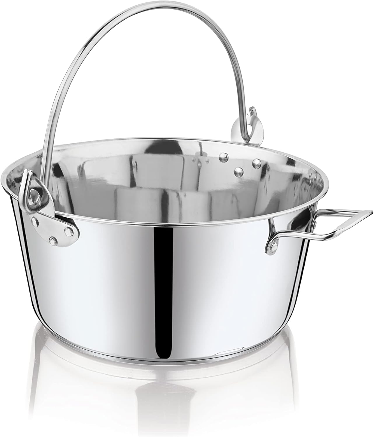 Penguin Home Professional Poêle à confiture/Maslin - Capacité de 8.5 litres - Acier inoxydable - Compatible avec toutes les plaques de cuisson - Diamètre 30,5 cm