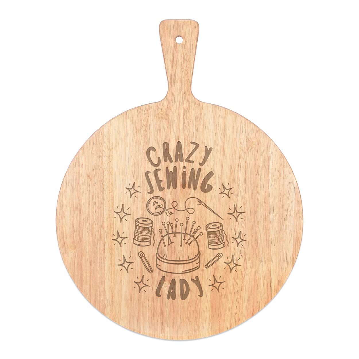 Pizza Board Rame Plateau Bois Rond de Coupe Cuisine