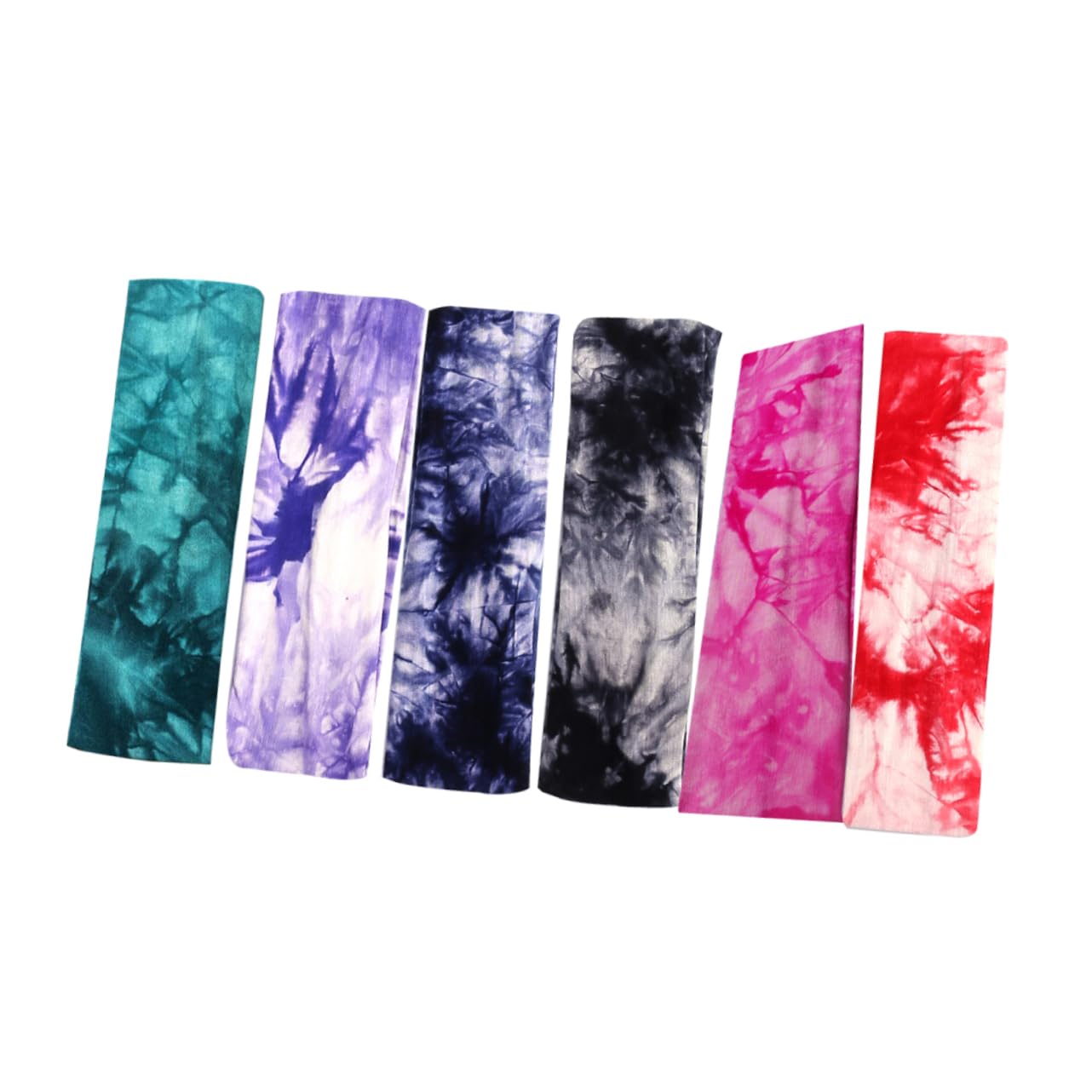 FRCOLOR 18pezzi Fasce Per Assorbenti Elastiche Per Yoga Headband Tie Dye e Fitness Adatte e Ragazze
