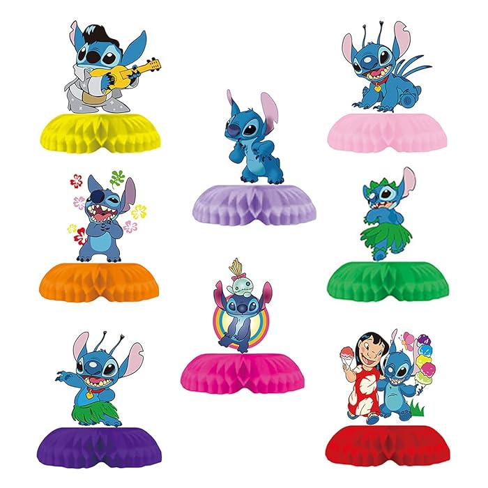 Buy 8pcs Lilo and Stitch Party Centerpiece Table Decorations