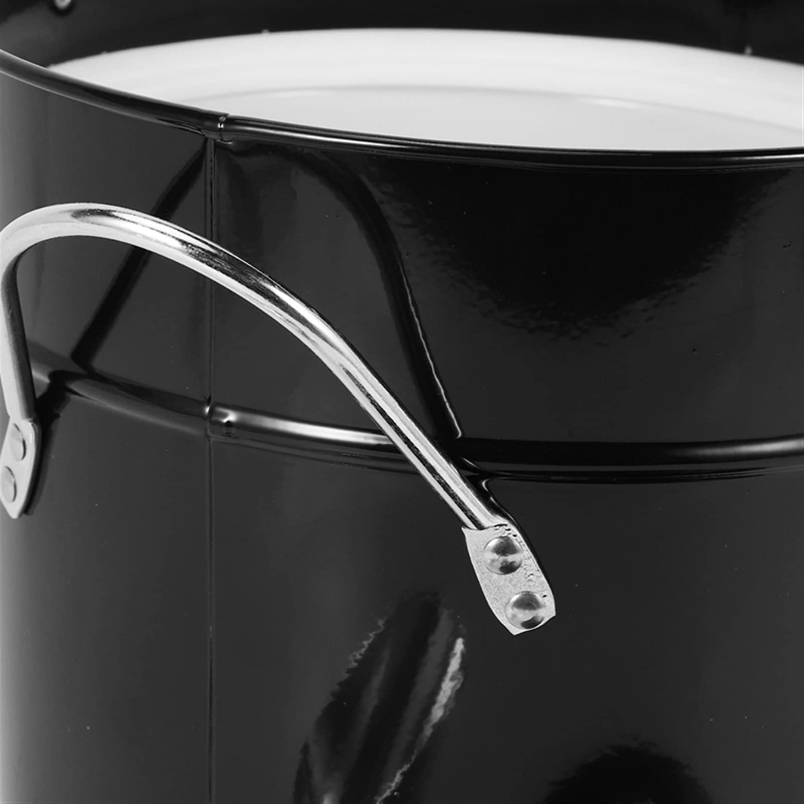 Cubitera/Enfriador Cubo de hielo engrosado negro simple con tapa con pala de hielo cubeta de hielo Cubo de hielo portátil Barra de hielo Cubierta de cerveza Contenedor de hielo Cubiteras Botellas