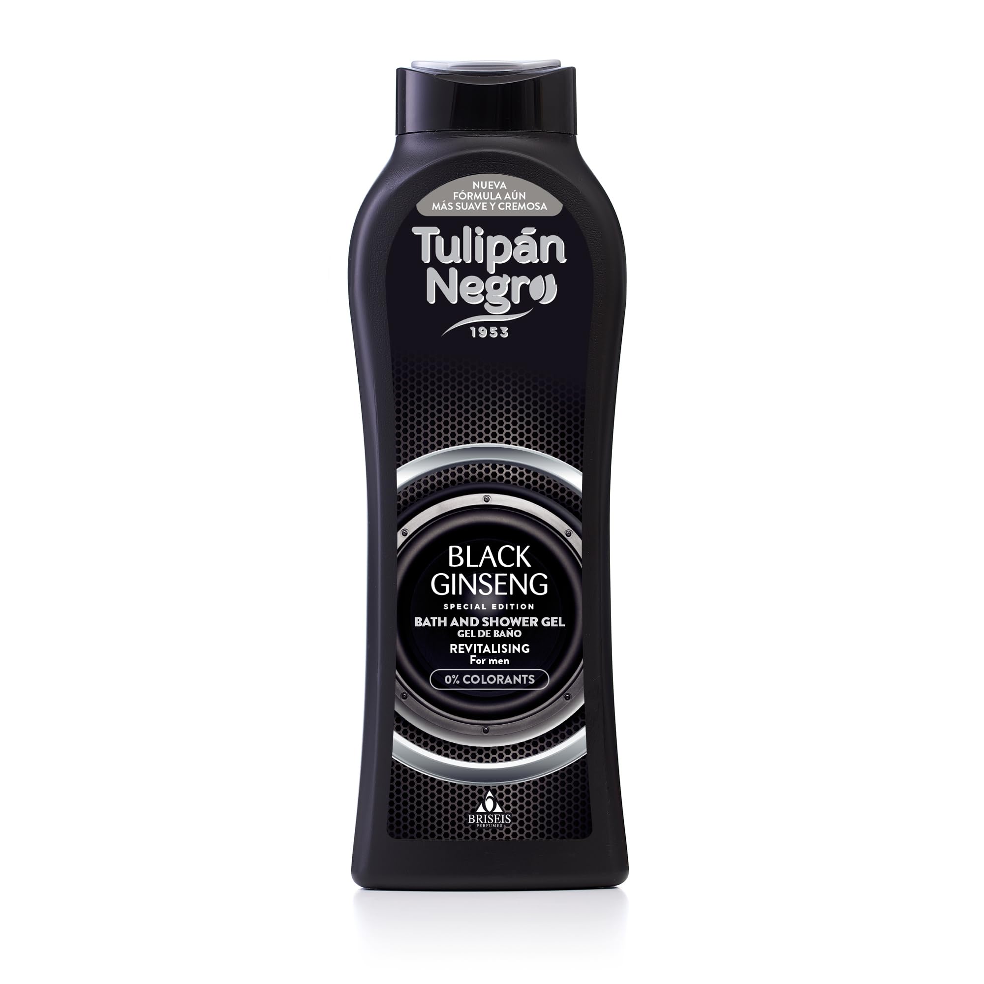 TULIPAN NEGRO Black, Black Ginseng Bath Gel Revitalising 720ml