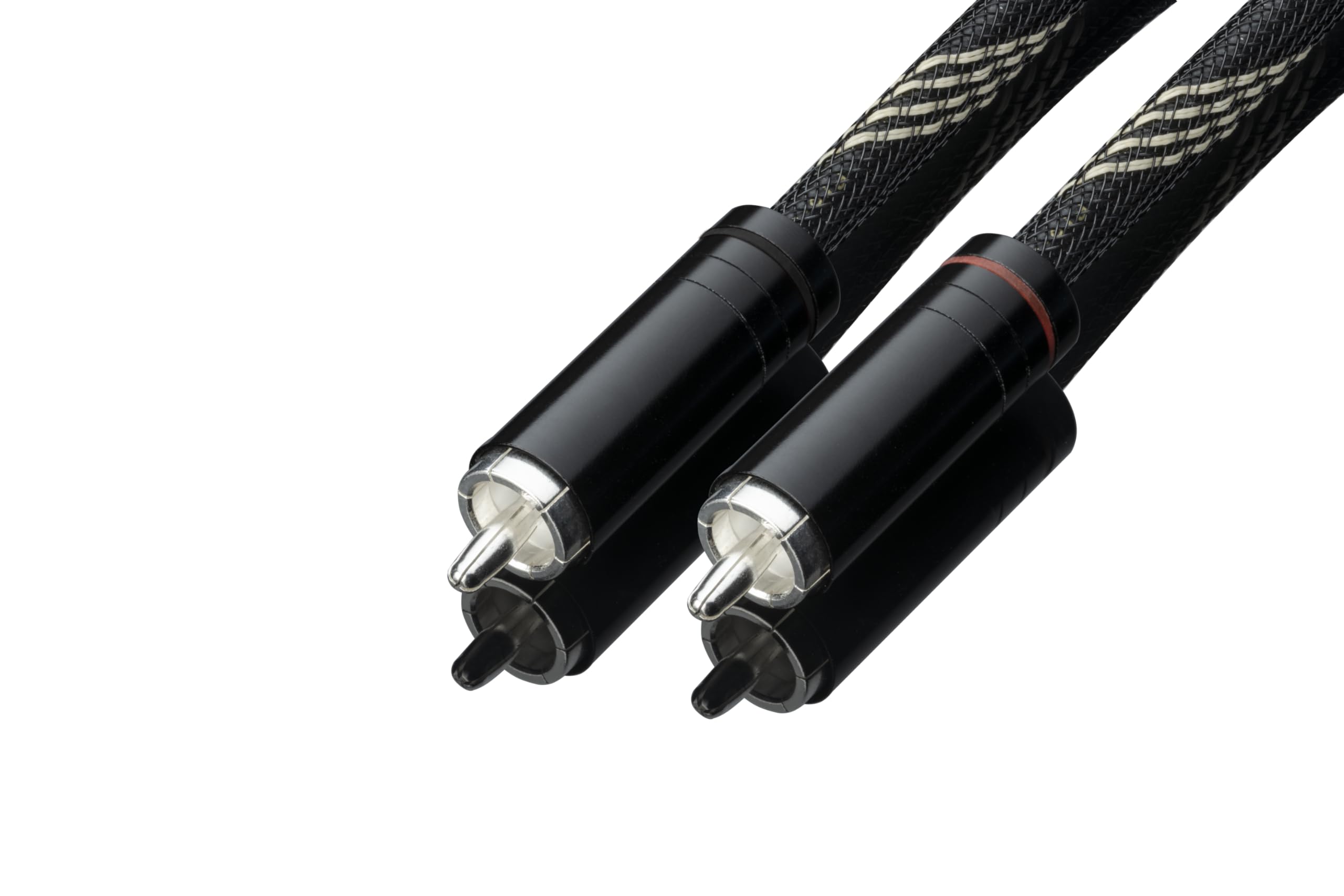 Pro-Ject Connect it Line DS RCA, cavo audio RCA di alta qualità con conduttore in rame OFC e connettori placcati in argento (0,82 m)