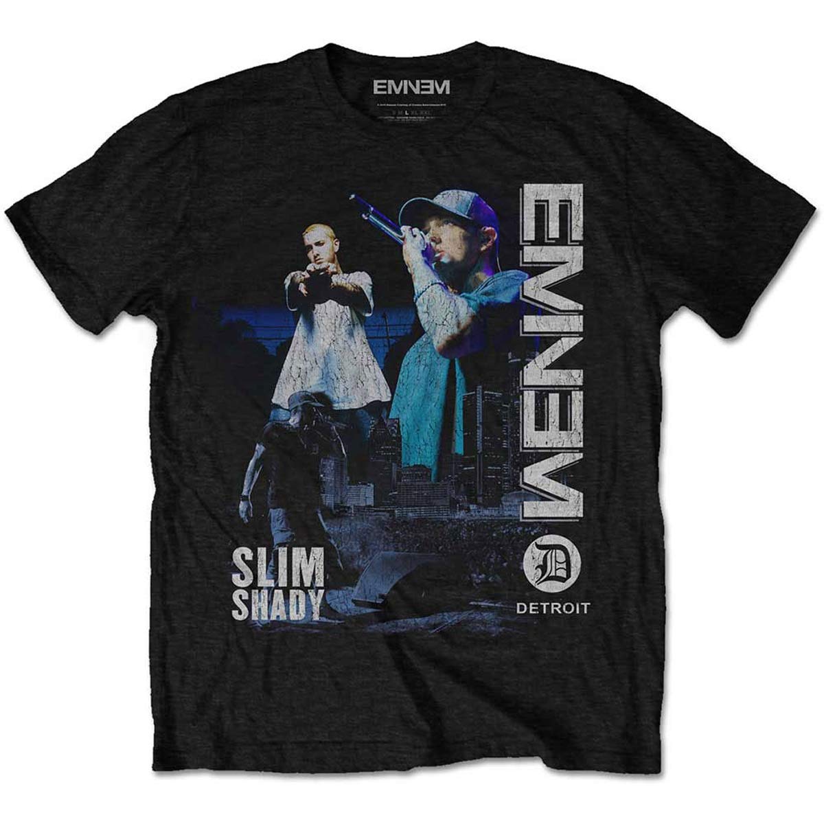 Eminem Detroit Mens Black T-Shirt