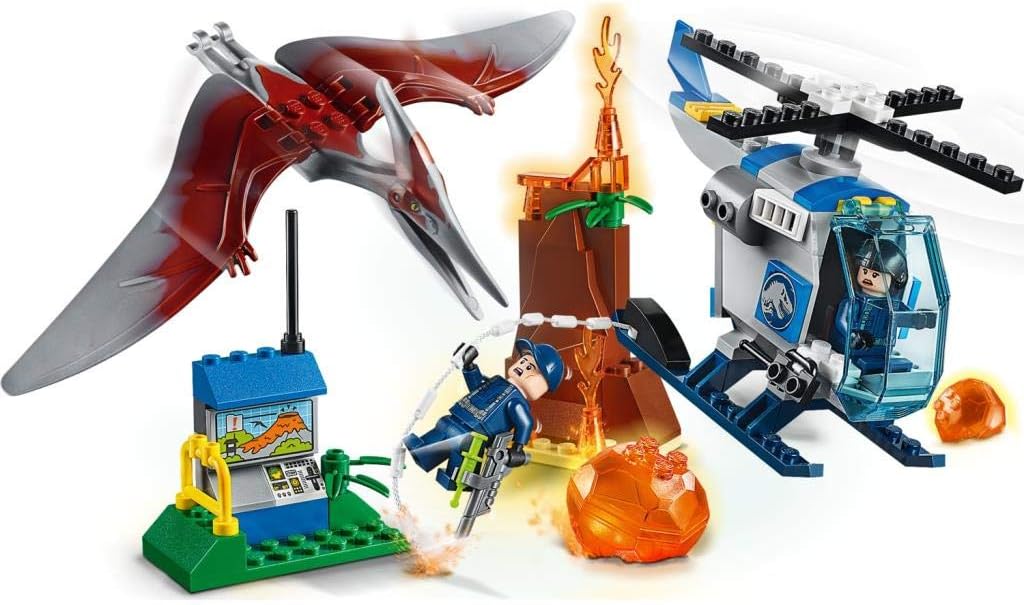 Helicopter Lego Uk 10756 Jurassic World Pteranodon Escape Set