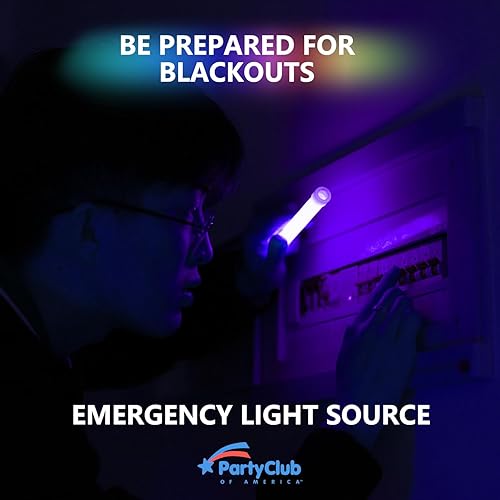 Miniatura 6 de Varillas de luz de emergencia ultra brillantes de alta calidad para fiebre luminosa, multicolor, accesorios de campamento, fiestas, suministros de