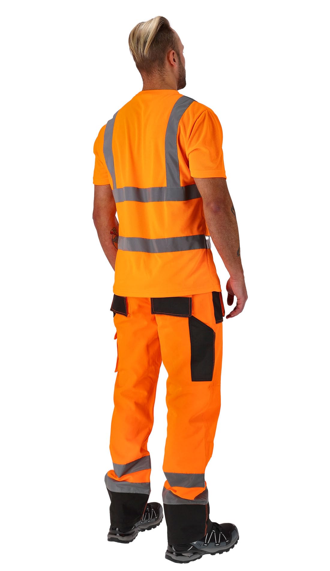 Lahti PRO T-shirt haute visibilité pour bébé garçon Jaune/orange (orange), XL