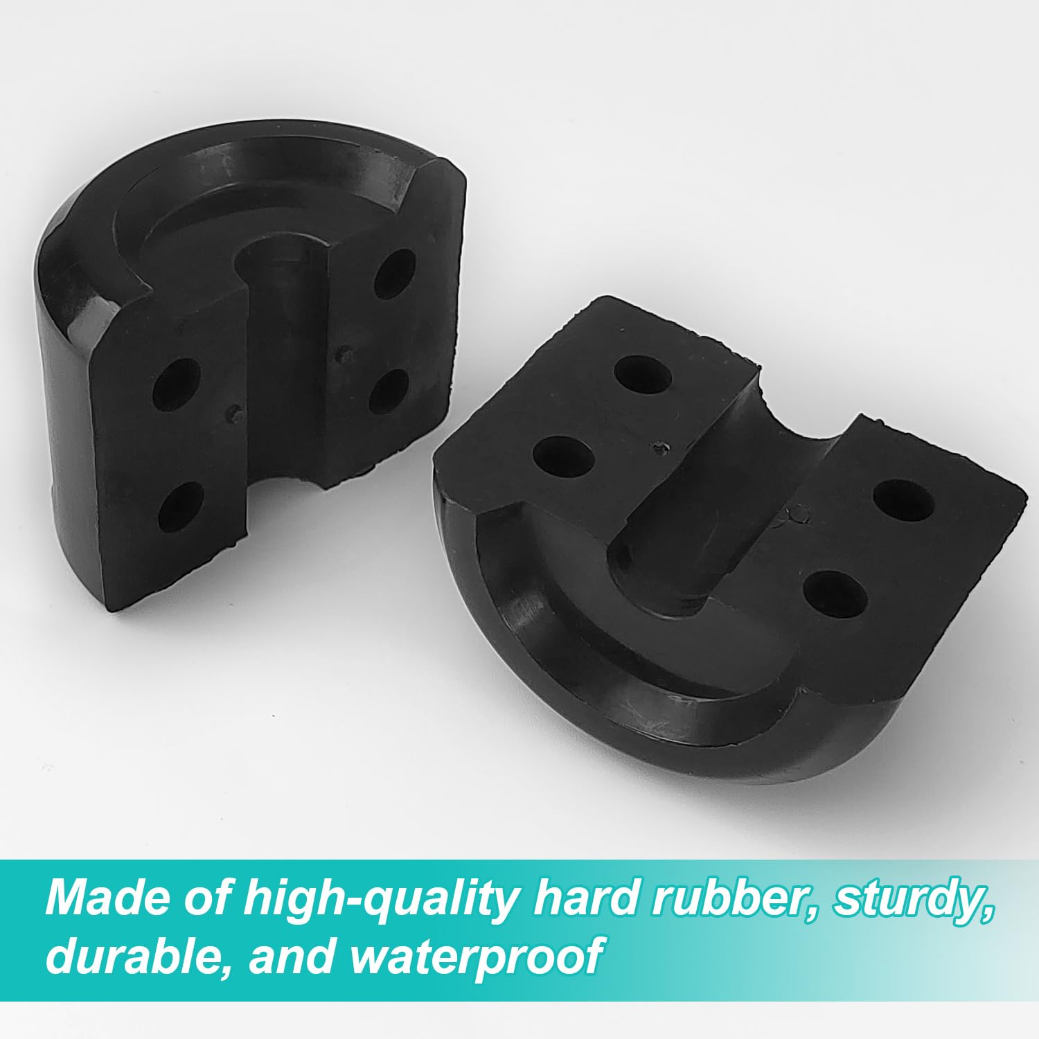 Gomma Per Verricello - Protezione Cavo Per ATV/UTV Nero E Rosso - Foto 4