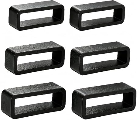 6 Pcs watch strap loop, Rubber Watch Strap Loop Replacement, 18/20/22mm