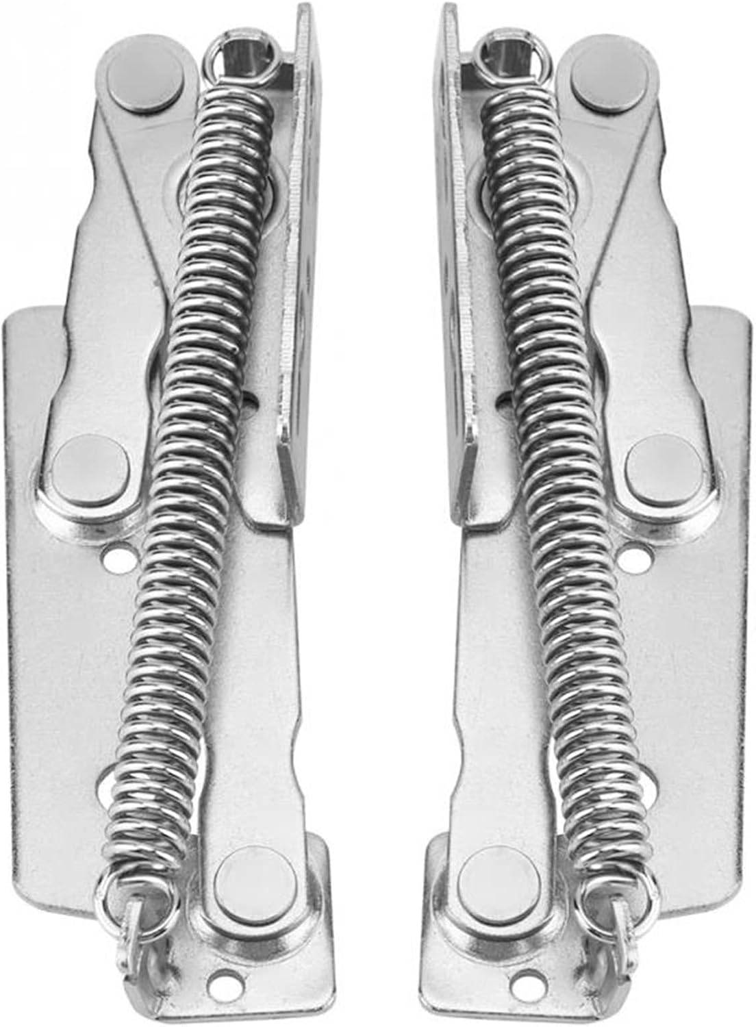 2Pcs Steel Spring Door Hinges, Durable Lift Up Hinge, for Cabinet Cupboard Closet Wardrobe Hinge, Furniture Hardware Accessories.