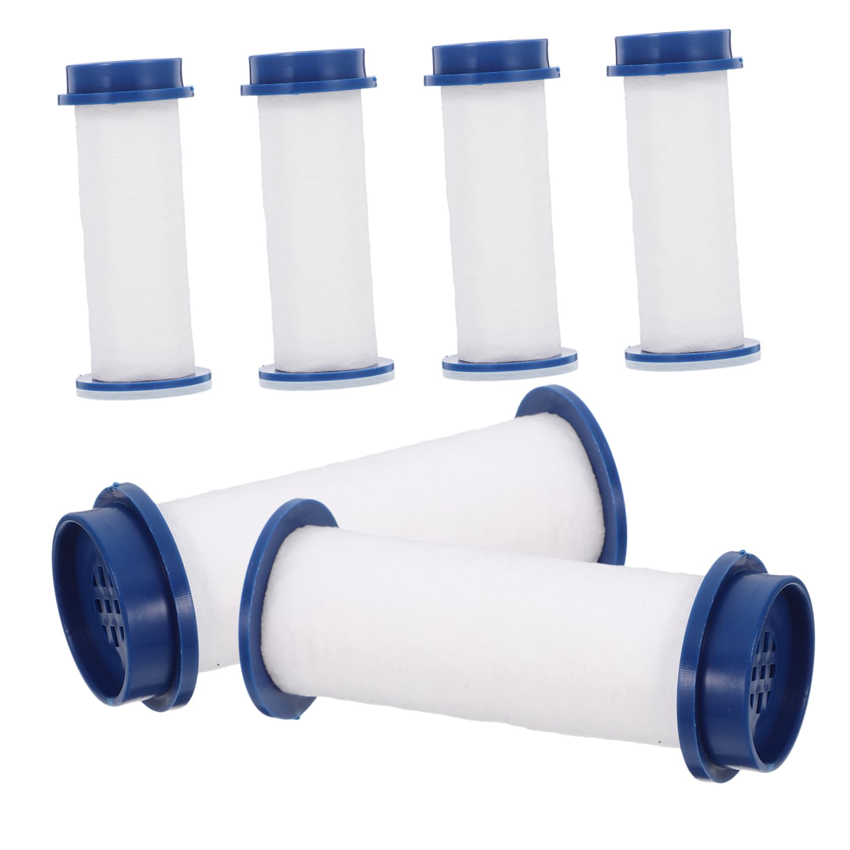 WOONEKY 6pcs Replacement Shower Filter High Pressure Bath Filter for Clean Water Easy to Install Shower Accessory Debris