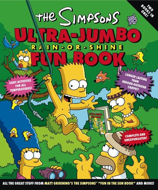 La Mejor comparativa de Puzzle los simpsons para comprar hoy. 29 Simpsons Ultra-Jumbo Rain-or-Shine Fun Book