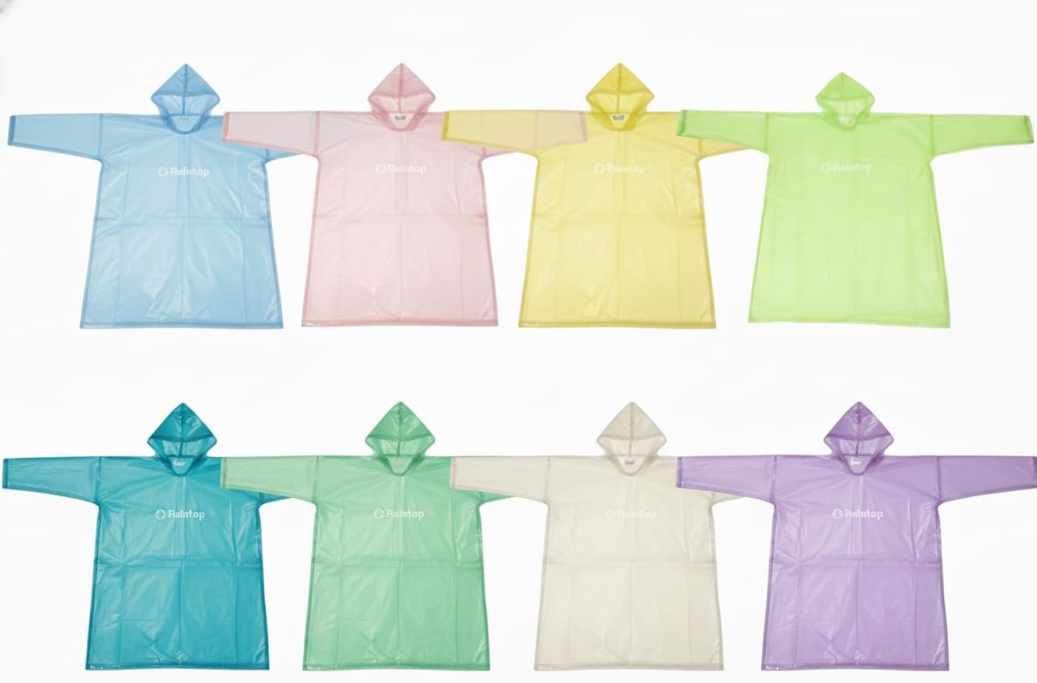 Raintop Raincoat Lightweight & Portable Reusable Raincoat Poncho for Adults - Perfect for Rain Travel, Festivals and Outdoor Activities Multicolour-image-45