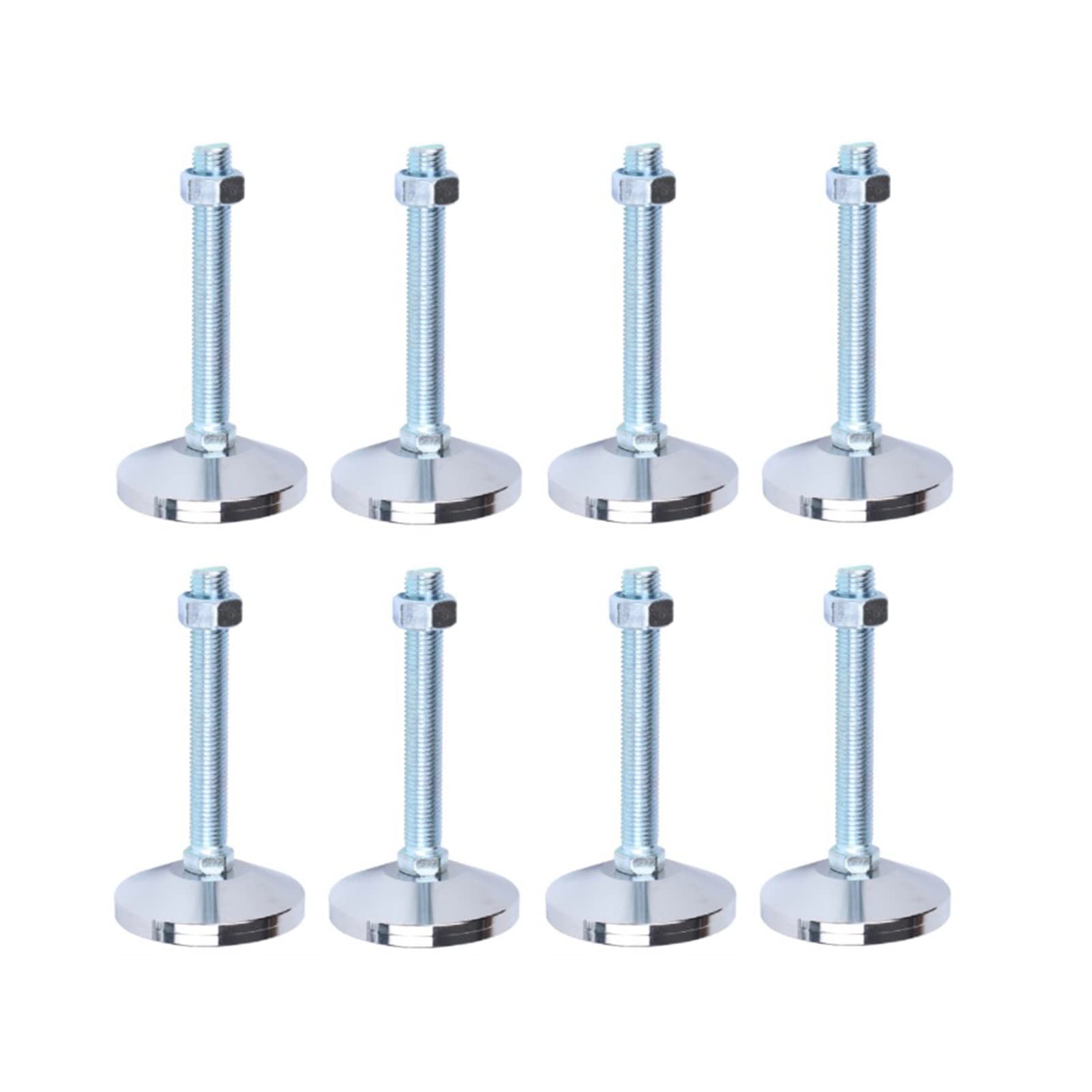 Nivelador De Muebles De Alta Resistencia, Tamaño De Rosca M8 * 50 Mm, Patas Ajustables Niveladoras for Gabinetes O Mesas, 8 Piezas. Pierna De Apoyo | Levelers Adjustable Legs For Cabinets Or Tables 8pcs Support Leg