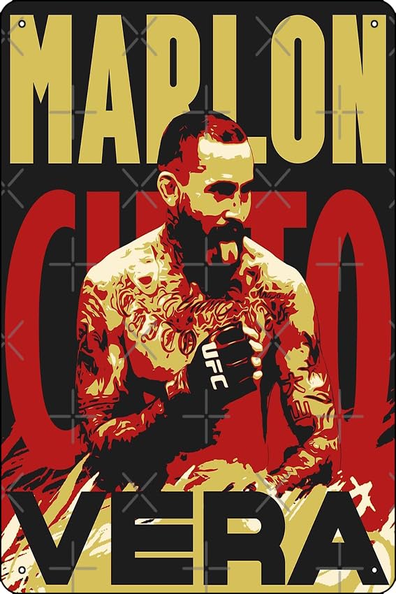 Oedrtqi Marlon Chito Vera Poster Metal Tin Sign 12 X 8 Inch Funny Man Cave Home Office Bar Decor