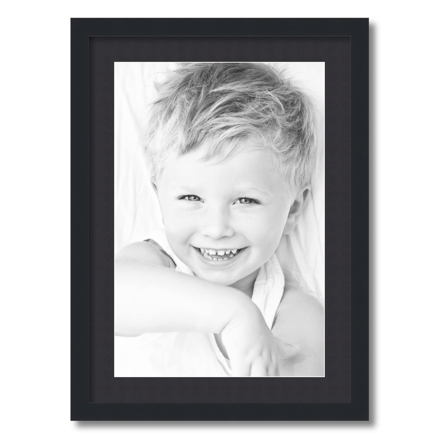 Amazon.com - ArtToFrames 14x21 inch Satin Black Picture Frame with