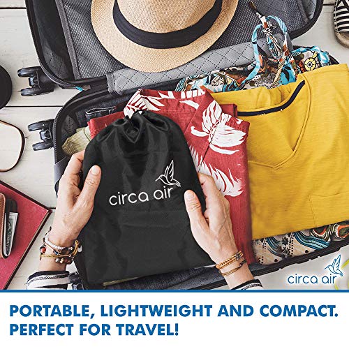 Circa Air Inflatable Wedge Pillow & Knee Pillow Bundle - Travel Wedge Pillow & Leg Positioner Pillow. Light & Portable #TOP4