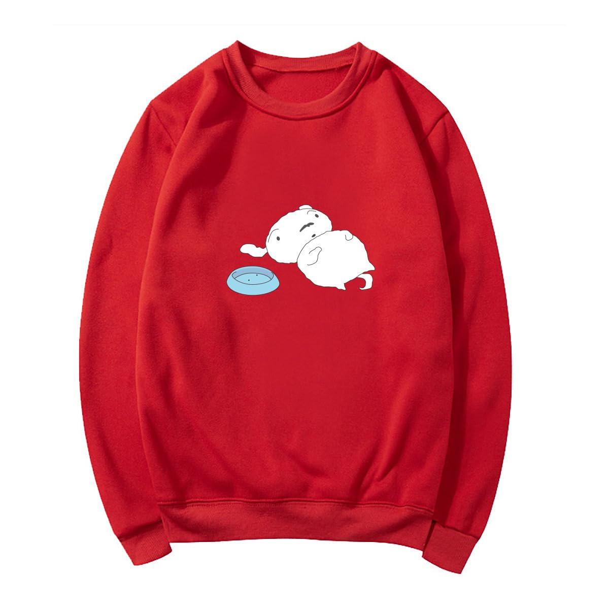 Amazon.co.jp: クレヨンしんちゃん シロ スウェットシャツ クルー