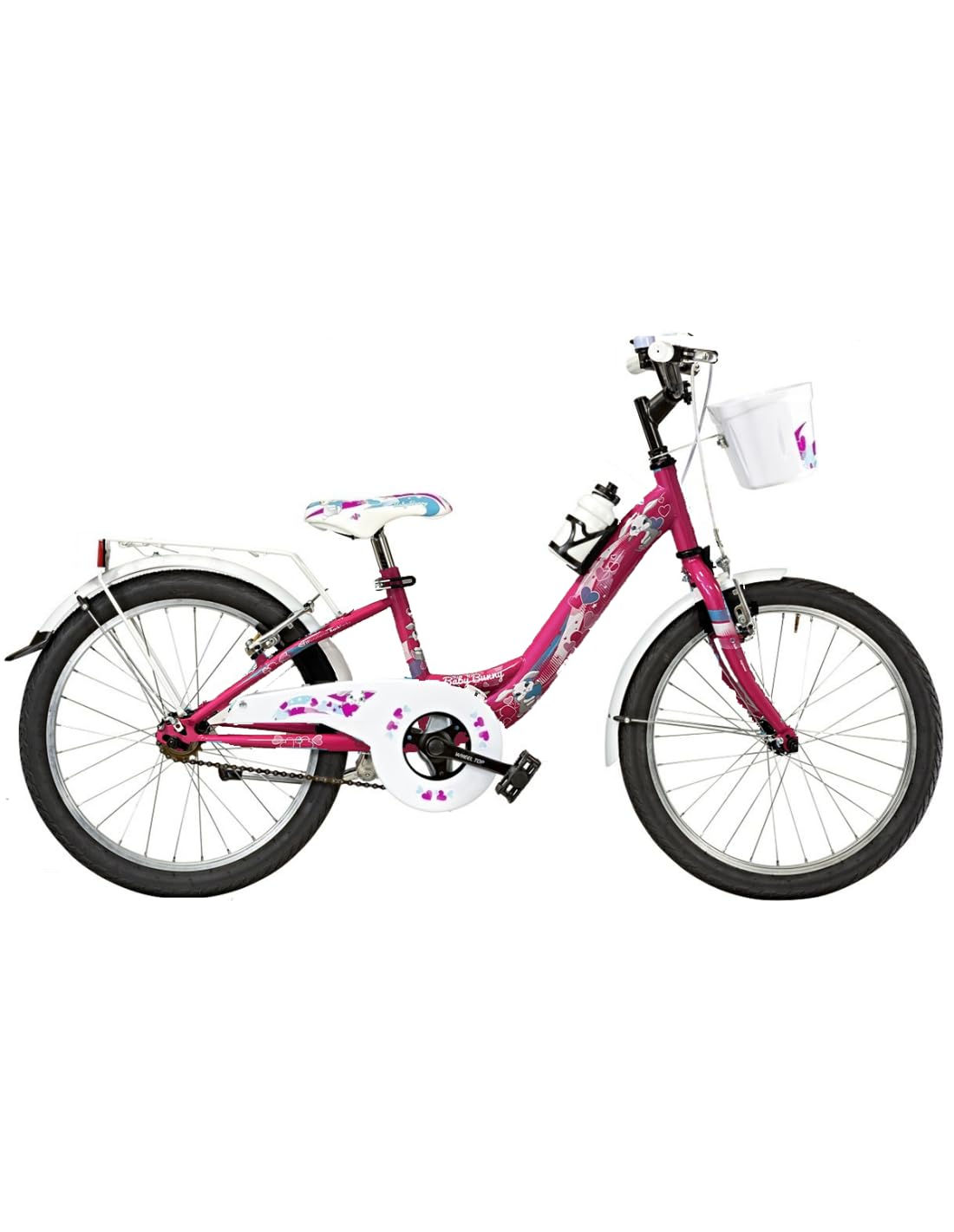 Cicli Puzone BICI BIMBA DA PASSEGGIO MISURA 20 TELAIO VENERE BAMBINA MODELLO BABY BUNNY BB20SCSL 1V SENZA CAMBIO SENZA LUCI