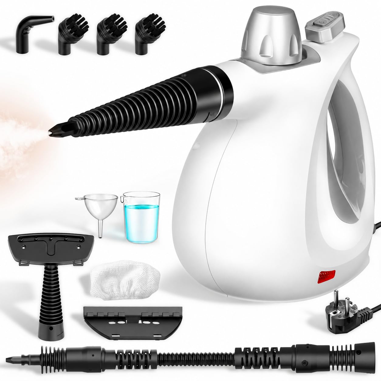 Limpiador de vapor portátil para limpiar la grasa de la cocina y el polvo de las persianas