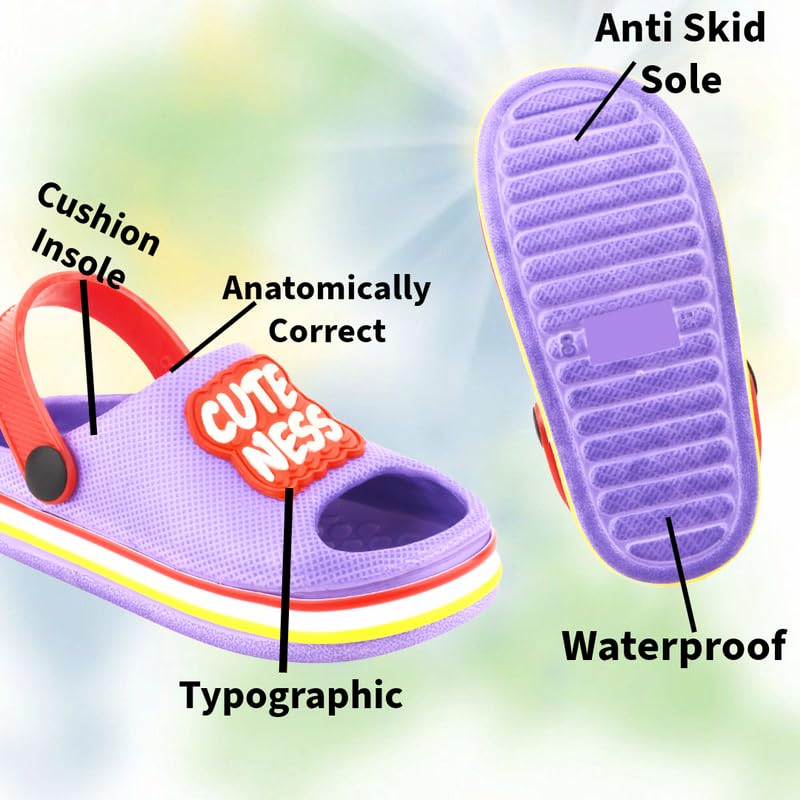 Image of SMARTOTS Lighweight Eva Flipflops for Kids, Stylish CuteNess Sling Back Kids Flipflop for Everyday Use