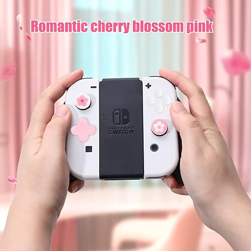 Miniatura 3 de Tapas de agarre para el pulgar, bonitos agarres para Nintendo Switch, funda de silicona suave compatible con Nintendo SwitchSwitch OLEDSwitch Lite,