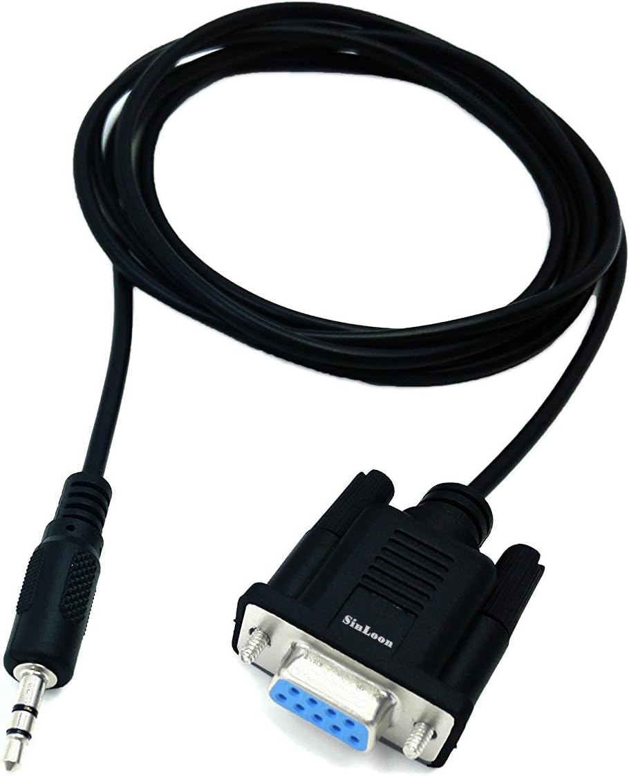 DB9 Female to 3.5mm Serial Cable 6Ft TRS