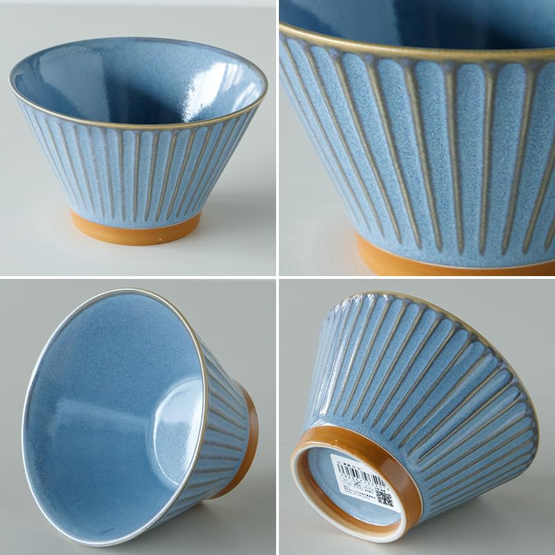 Amazon.com: TAMAKI T-965016 Iki Rice Bowl, M, Blue, Diameter 4.5 x