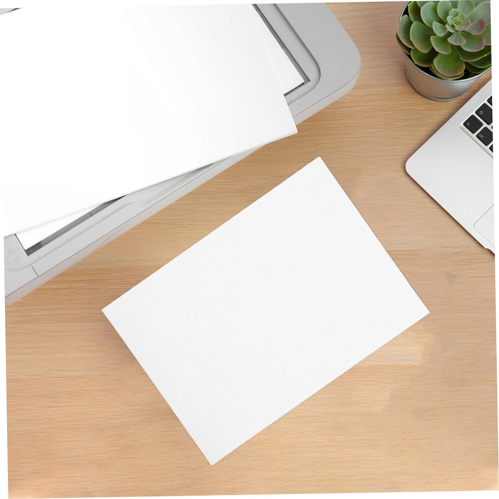 Angoily 500pièces Lot De Papier Blanc Papier Pour Imprimante Et Photocopie Multi-usages Fournitures De Bureau