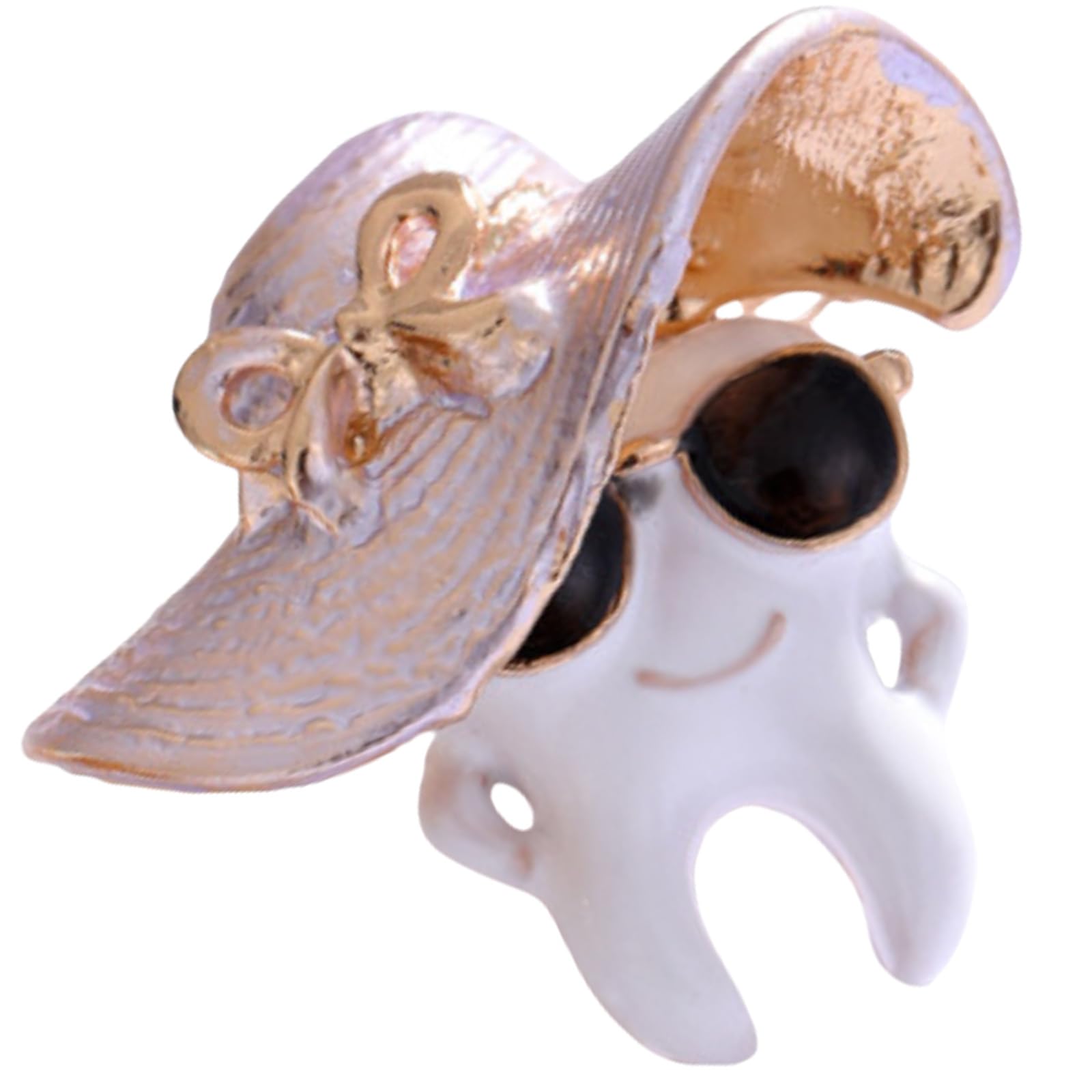 FAIRYGATE Gold Pin for Dress Brooch Crystal Pins Badge Enamel Lapel Brooches for Women Jewelry Decoration for Birthday Dating Party Anniversary UC31 — view 93