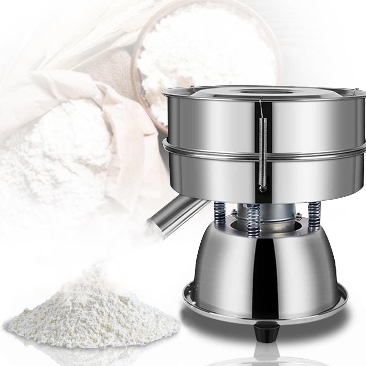 Tamis électrique tamis vibrant automatique pour particules de poudre et farine